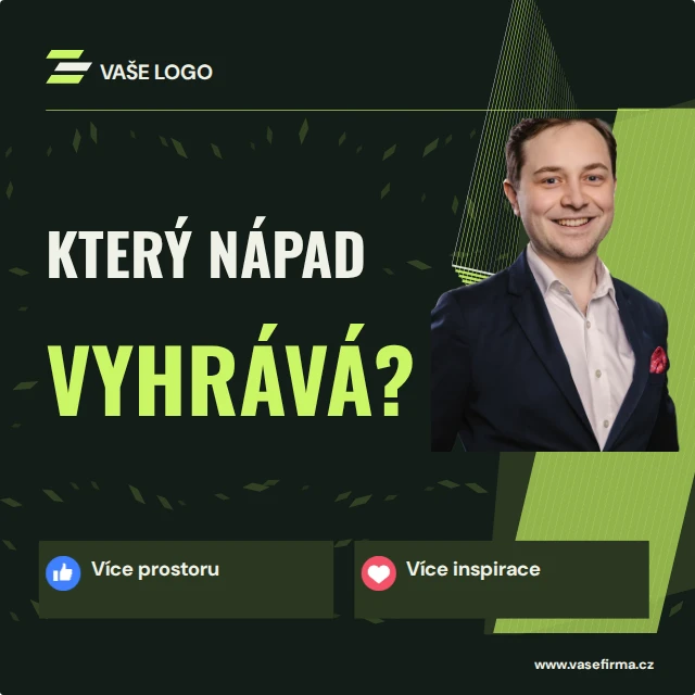 Příspěvek s osobou — Firemní šablony · kinetické