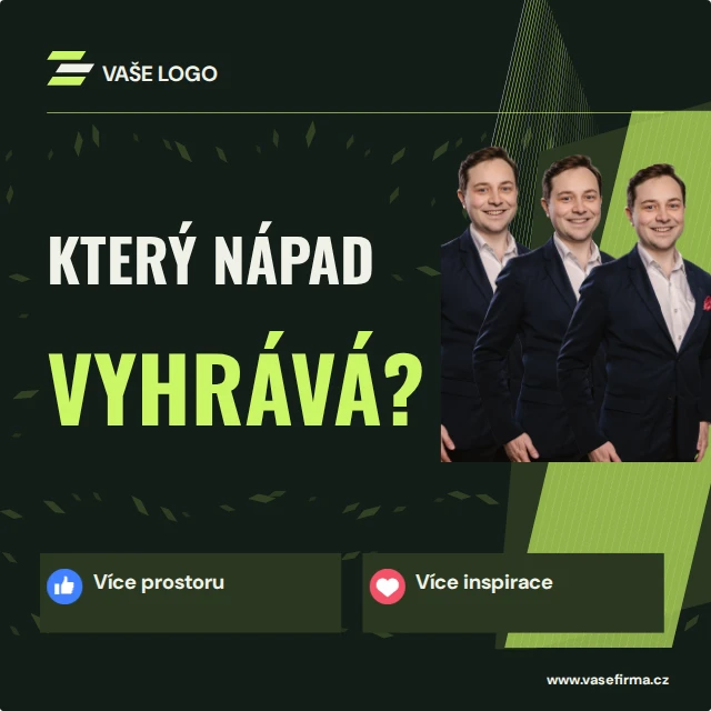 Příspěvek se skupinou — Firemní šablony · kinetické