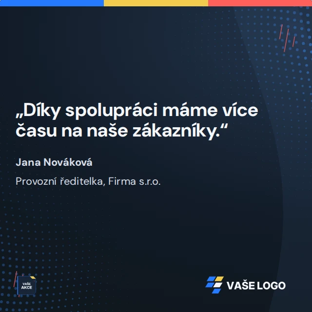 Reference zákazníka · Univerzální — Komplet · všechny grafické šablony