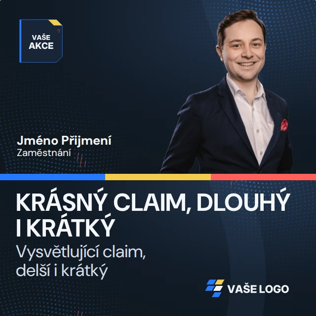 Příspěvek s osobou · Univerzální — Komplet · všechny grafické šablony
