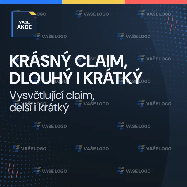 Průhledné pozadí s textem · Univerzální — Komplet · všechny grafické šablony