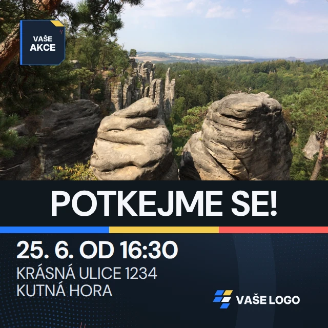 Pozvánka · Univerzální — Komplet · všechny grafické šablony