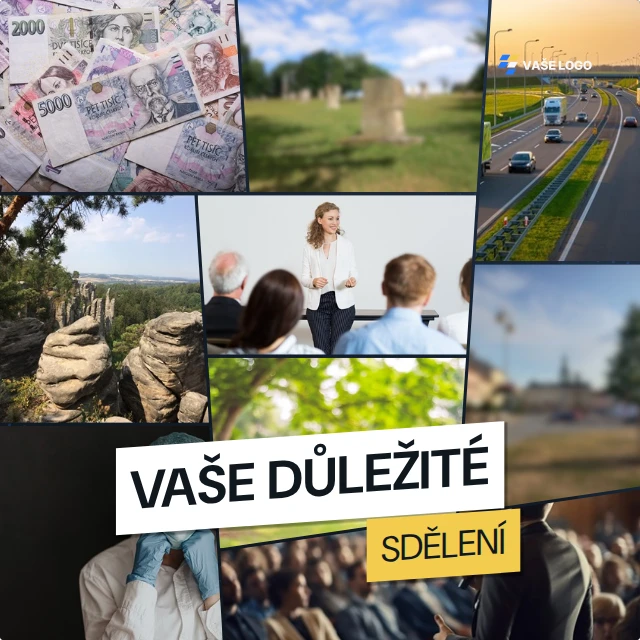 Příspěvek s koláží · Bloky — Komplet · všechny grafické šablony