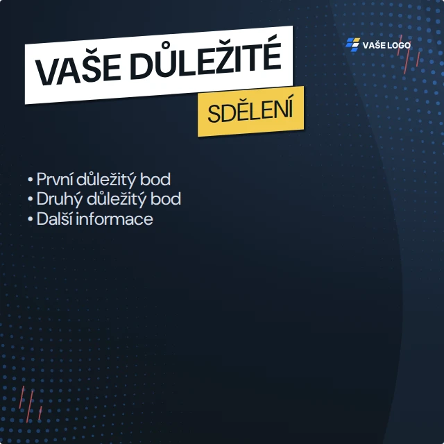 Sdělení · Bloky — Komplet · všechny grafické šablony