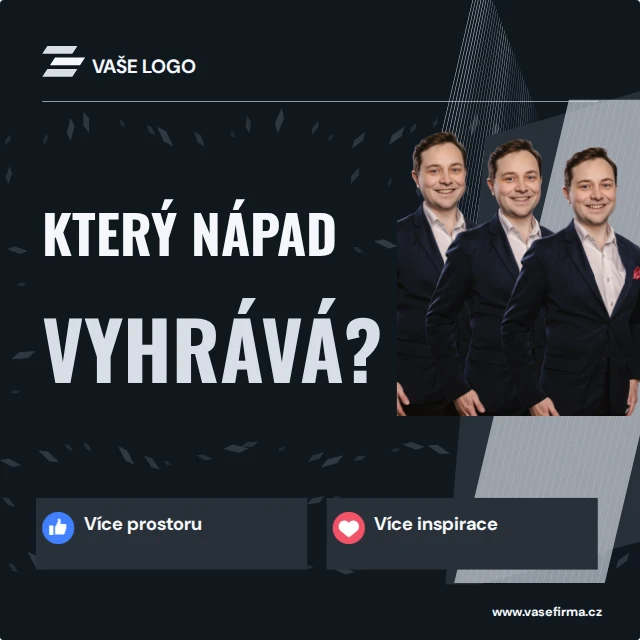 Příspěvek se skupinou · Kinetické — Komplet · všechny grafické šablony