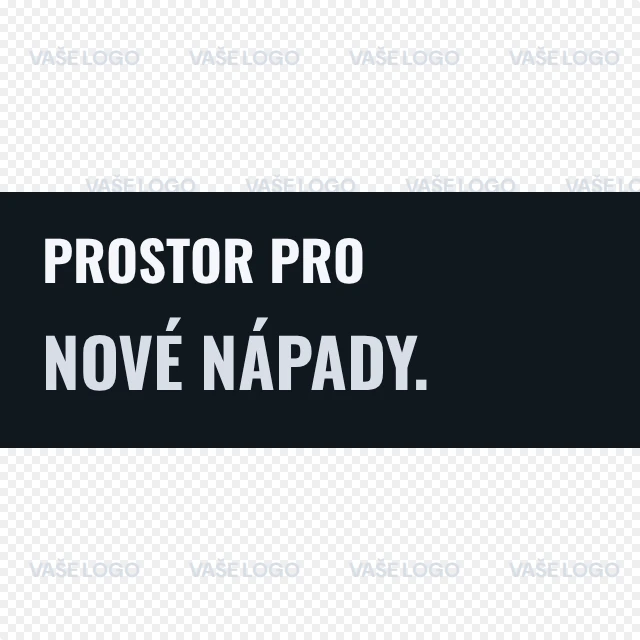 Průhledné pozadí s textem · Kinetické — Komplet · všechny grafické šablony