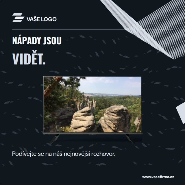 Obrázek v televizi · Kinetické — Komplet · všechny grafické šablony