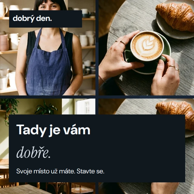 Fotografie s titulkem · koláž · Blízko — Komplet · všechny grafické šablony
