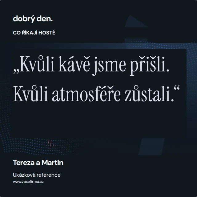 Reference · Blízko — Komplet · všechny grafické šablony