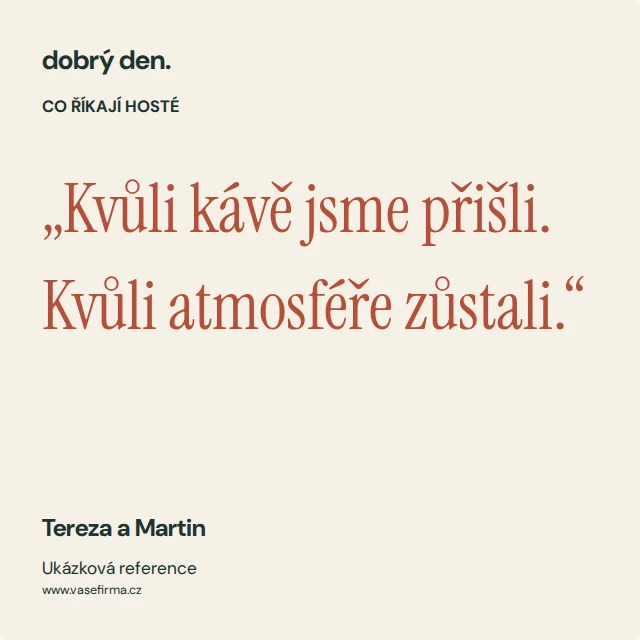 Reference — Blízko · šablony pro sociální sítě