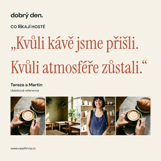 Reference · koláž — Blízko · šablony pro sociální sítě